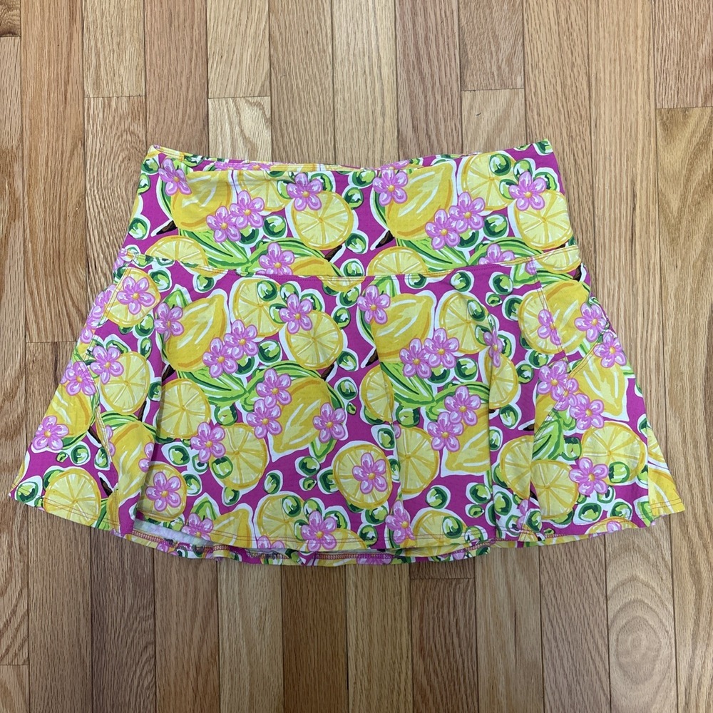 Women's Ibkul UPF 50+ Quick Dry Gemma Pink Lemonade Skort - Size Medium